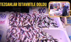 Tezgahlar istavritle doldu