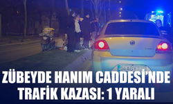 Zübeyde Hanım Caddesi’nde Trafik Kazası: 1 Yaralı