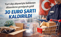 30 euro altı ürünlere kolay ithalat yolu açıldı