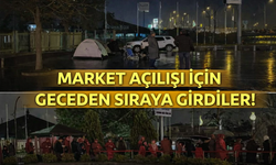 Geceden sıraya girdiler!