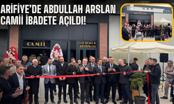 Arifiye’de Abdullah Arslan Camii İbadete Açıldı
