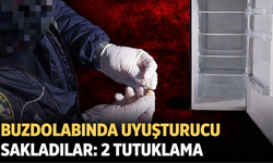Buzdolabında uyuşturucu sakladılar: 2 tutuklama
