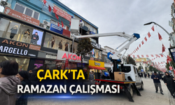 Ramazan Öncesi Çark Caddesi’nde Işık Hazırlığı