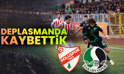 Sakaryaspor Boluspor deplasmanında kaybettik