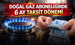 Doğal Gaz Aboneliğinde 6 Ay Taksit Düzenlemesi