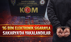 16 bin elektronik sigarayla Sakarya’da yakalandılar
