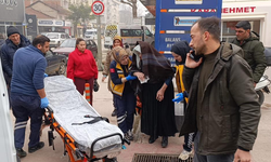 PTT Kargo Minibüsünün Çarptığı Yaşlı Kadın Yaralandı