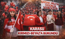 Karasu kırmızı beyaza büründü!