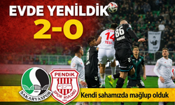 Evimizde 2-0 kaybettik!