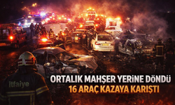 16 Araç birbirine girdi! TEM mahşer alanına döndü