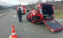 Bilecik’te Otomobil Takla Attı: 4 Kişi Yaralandı