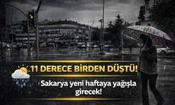 Sakarya yeni haftaya yağışla girecek!