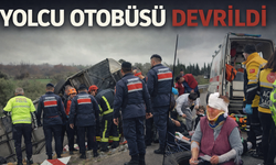 Yolcu otobüsü devrildi: 8 ölü, çok sayıda yaralı