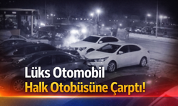 Düzce’de Lüks Otomobil Halk Otobüsüne Çarptı: Kaza Anı Kamerada