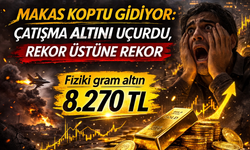 Makas Koptu Gidiyor: Çatışma Altını Uçurdu, Rekor Üstüne Rekor