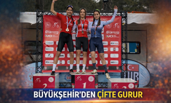 Büyükşehir sporcularından çifte başarı