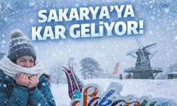 Sakarya'ya kar geliyor! Hava 5 derece birden düşecek...