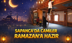 Sapanca’da Camiler Ramazan’a Hazır