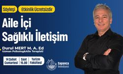 Sapanca’da “Aile İçi Sağlıklı İletişim” Söyleşisine Davet