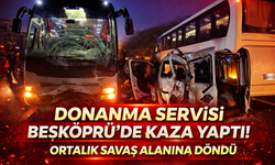 E5’te Servis ile Otomobil Çarpıştı: 3 Yaralı