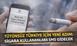 Tütünsüz Türkiye için yeni adım: Sigara kullananlara SMS gidecek