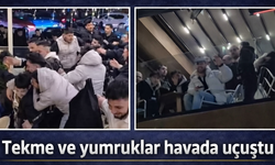 Tekme ve yumruklar havada uçuştu! Kafe savaş alanına döndü...