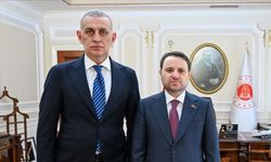 TFF Başkanı Hacıosmanoğlu, Adalet Bakanı Gürlek'i ziyaret etti