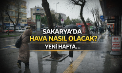 Sakarya Yeni Haftaya Yağışla Başladı
