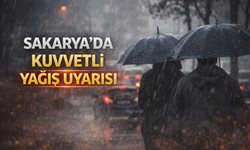 Sakarya İçin Kuvvetli Yağış Uyarısı Yapıldı
