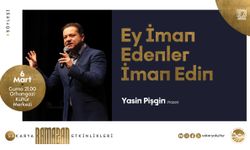 Ramazan Etkinliklerine Yasin Pişgin Konuk Oluyor