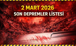 2 Mart 2026 Son Depremler: Ege, Akdeniz ve Doğu Anadolu’da Peş Peşe Sarsıntılar