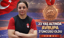 Tuba Demir, 23 yaş altında Avrupa 3'üncüsü oldu