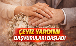 Evlenecek Gençlere Müjde Çeyiz Yardımı İçin Başvurular Başladı