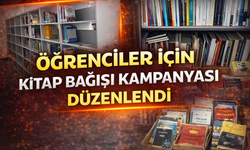 Öğrenciler için kitap bağışı kampanyası düzenlendi