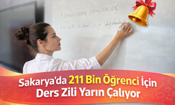Sakarya’da 211 Bin Öğrenci İçin Ders Zili Yarın Çalıyor