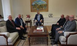 Edirne Valisi Sezer, Erzurum Dostluk Grubu Derneği yönetimini kabul etti
