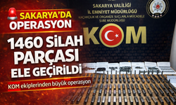 1460 silah parçası ele geçirildi