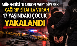 "Kargon var" diyerek çağırıp silahla vuran 17 yaşındaki çocuk yakalandı