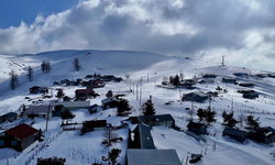 Yüksek kesimler beyaza büründü