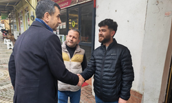 Haftaya çarşı esnafıyla başladı