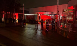 Başiskele’de Fabrika Yangını