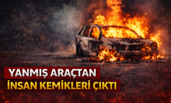 Karapınar’da Korkunç Olay: Yanan Araçta İnsan Kemikleri Bulundu