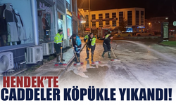 Hendek'te yollar pırıl pırıl oldu!