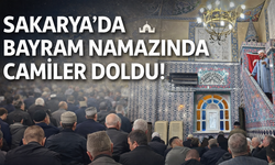Sakarya'da bayram namazında camiler doldu!