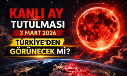 Gökyüzü Kızıl Renğe Bürünecek: Kanlı Ay Tutulması Ne Zaman, Türkiye’den Görünecek mi?