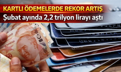Kartlı Ödemelerde Rekor Artış: Şubat Ayında 2,2 Trilyon Lirayı Aştı