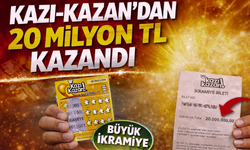 Adapazarı'nda kazı kazanda 20 milyon TL'lik ikramiye kazandı