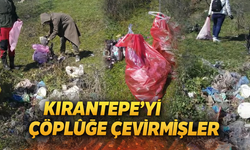 Kırantepe’de Utandıran Manzara: Doğaseverler Çuvallar Dolusu Çöp Topladı