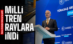 Türkiye’nin milli elektrikli hızlı treni raylara indirildi