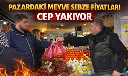 Pazardaki Meyve Sebze Fiyatları Cep Yakıyor